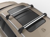Priečniky Turtle Hyundai Tucson 2015-2020 integrované pozdĺžniky, silver