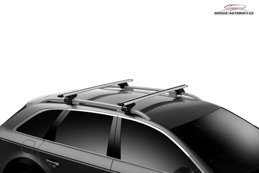 Příčníky Thule Jeep Renegade 2015-2023 s podélníky, Wingbar Evo stříbrné