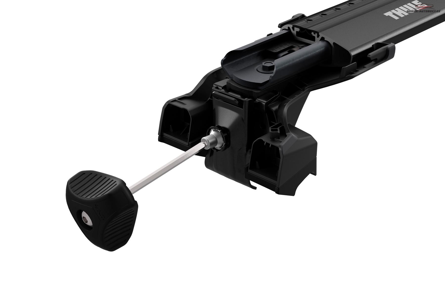 Priečniky Thule Škoda Elroq 2025-2026 integrované pozdĺžniky, Edge black