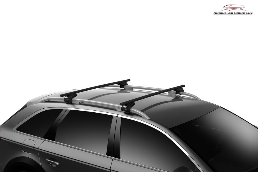 Priečniky Thule Hyundai Santa Fe (MX5) 2024-2025 s pozdĺžnikmi, Thule SquareBar Evo