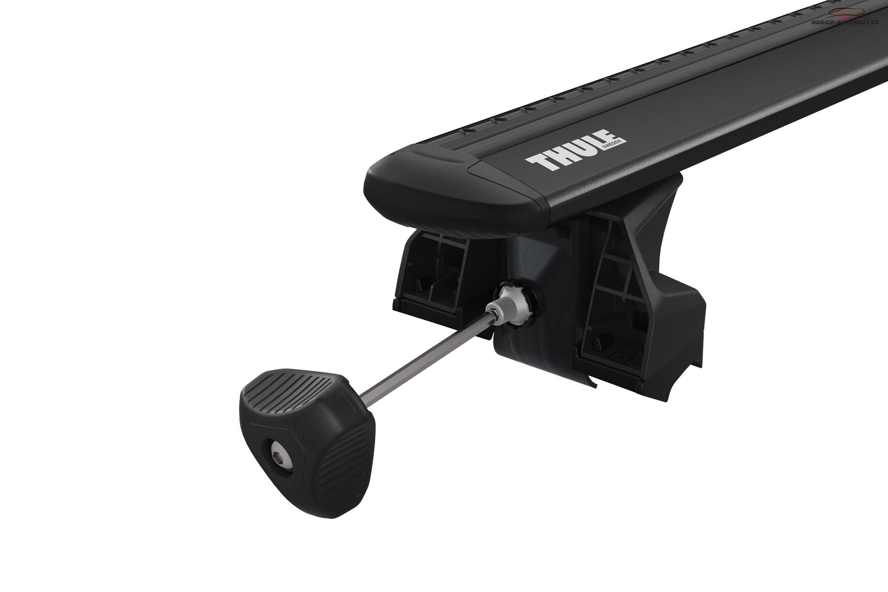 Priečniky Thule Škoda Superb IV combi 2024-2026 integrované pozdĺžniky, WingBar black
