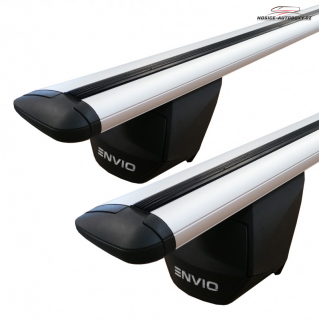 Příčníky Envio Peugeot 4008 2012-2018 integrované podélníky, stříbrné tyče